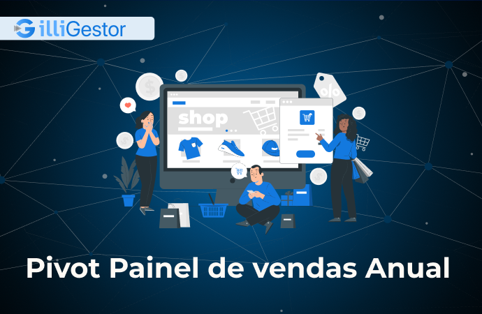 Pivot painel de vendas anual